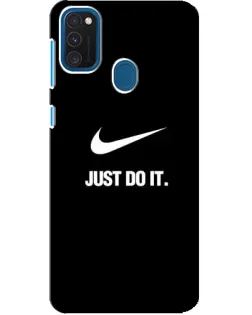 Чехол для Samsung Galaxy A21s с картинкой «Классический принт Nike»