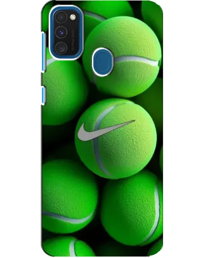 Чехол для Samsung Galaxy A21s с картинкой «Теннисные мячи Найк»