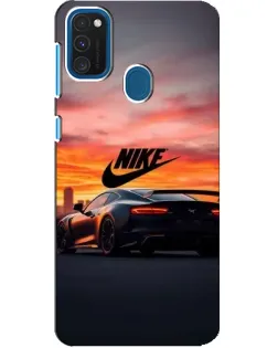 Чехол для Samsung Galaxy A21s с картинкой «Nike и суперкар»