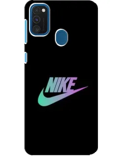 Чехол для Samsung Galaxy A21s с картинкой «Nike — городская ночь»