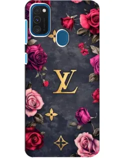 Чехол для Samsung Galaxy A21s с картинкой «Цветочный Louis Vuitton»
