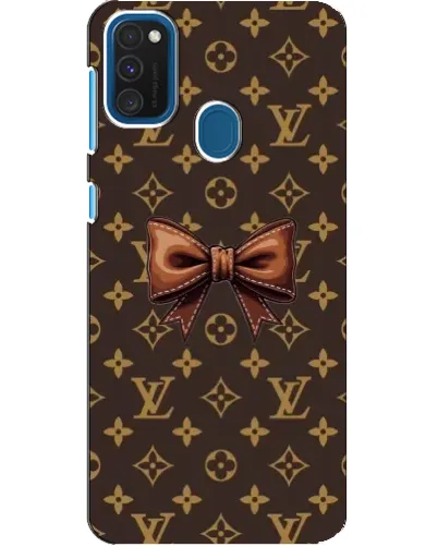 Чохол для Samsung Galaxy A21s з картинкою «LV з бантом»
