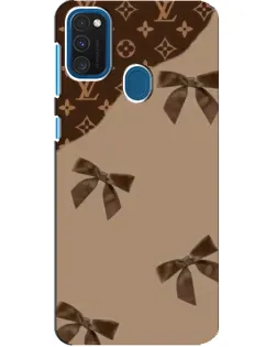 Чохол для Samsung Galaxy A21s з картинкою «LV — кавовий атлас»
