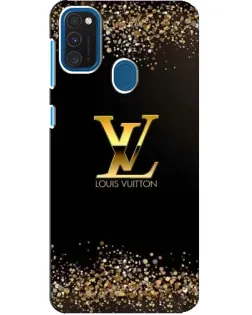 Чохол для Samsung Galaxy A21s з картинкою «LV — золоті іскри»