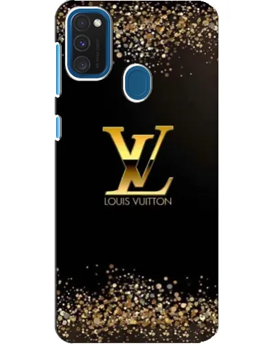 Чохол для Samsung Galaxy A21s з картинкою «LV — золоті іскри»