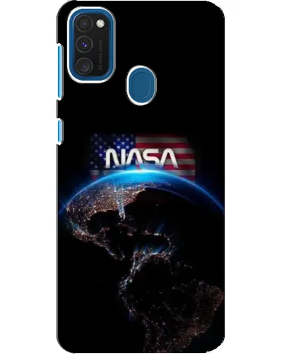 Чехол для Samsung Galaxy A21s с картинкой «Земля из космоса NASA»