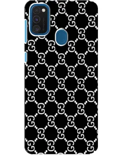 Чехол для Samsung Galaxy A21s с картинкой «Gucci — сетчатый паттерн»
