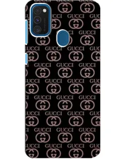 Чохол для Samsung Galaxy A21s з картинкою «Класична монограма Gucci»