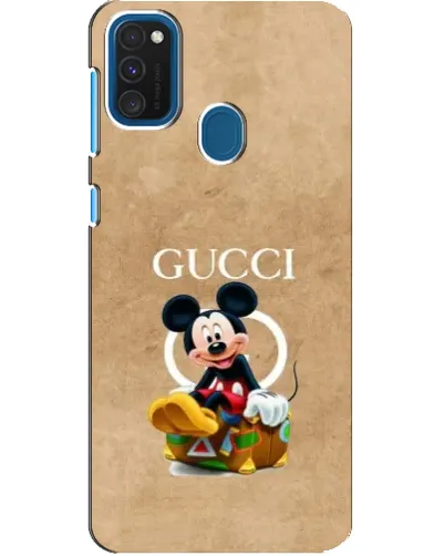 Чохол для Samsung Galaxy A21s з картинкою «Міккі Маус Gucci — крафт»
