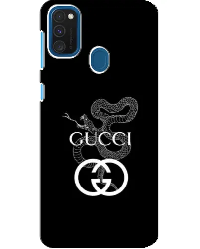 Чохол для Samsung Galaxy A21s з картинкою «Gucci — срібна змія»