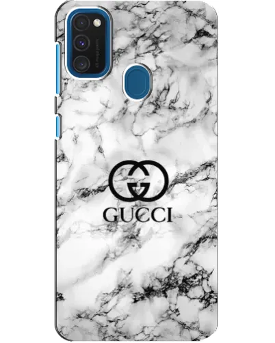 Чохол для Samsung Galaxy A21s з картинкою «Gucci — мармуровий шик»