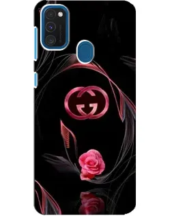 Чохол для Samsung Galaxy A21s з картинкою «Gucci — неонова троянда»