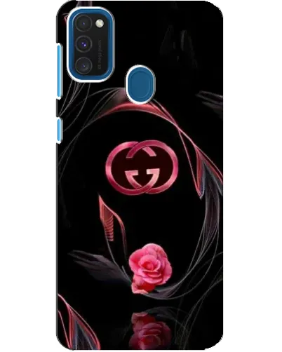 Чохол для Samsung Galaxy A21s з картинкою «Gucci — неонова троянда»