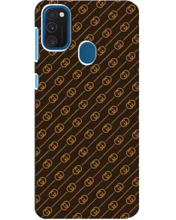 Чохол для Samsung Galaxy A21s з картинкою «Gucci — золоті діагоналі»