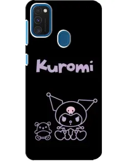 Чехол для Samsung Galaxy A21s с картинкой «Kuromi — черный минимализм» Чехол для Samsung Galaxy A21s с картинкой «Kuromi — черный минимализм»