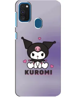 Чохол для Samsung Galaxy A21s з картинкою «Kuromi — фіолетовий арт»