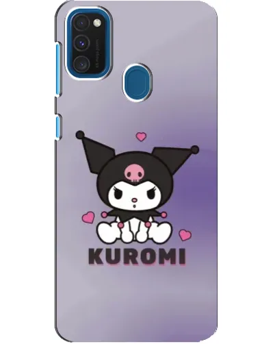 Чехол для Samsung Galaxy A21s с картинкой «Kuromi — фиолетовый арт»