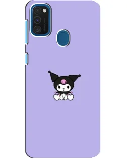 Чохол для Samsung Galaxy A21s з картинкою «Kuromi — фіолетовий мінімалізм»