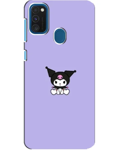 Чехол для Samsung Galaxy A21s с картинкой «Kuromi — фиолетовый минимализм»