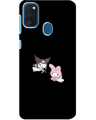 Чехол для Samsung Galaxy A21s с картинкой «My Melody и Kuromi»
