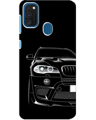 Чехол для Samsung Galaxy A21s с картинкой «Темный силуэт BMW» Чехол для Samsung Galaxy A21s с картинкой «Темный силуэт BMW»