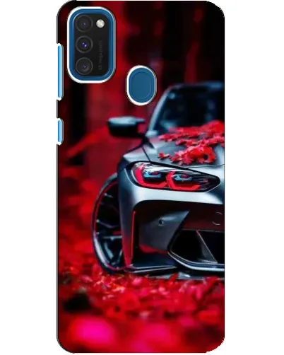 Чехол для Samsung Galaxy A21s с картинкой «Спортивная BMW и цветы» Чехол для Samsung Galaxy A21s с картинкой «Спортивная BMW и цветы»