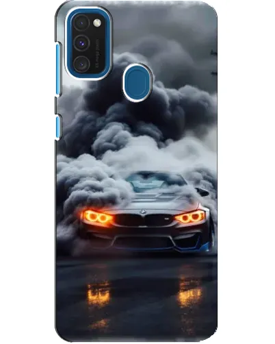 Чехол для Samsung Galaxy A21s с картинкой «BMW в дыму» Чехол для Samsung Galaxy A21s с картинкой «BMW в дыму»