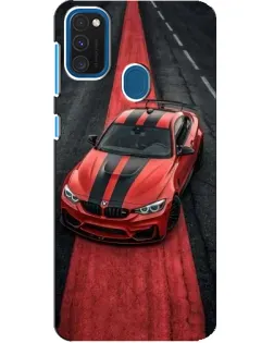 Чехол для Samsung Galaxy A21s с картинкой «BMW на красной дорожке»