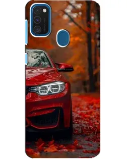 Чехол для Samsung Galaxy A21s с картинкой «Осенняя BMW M4»