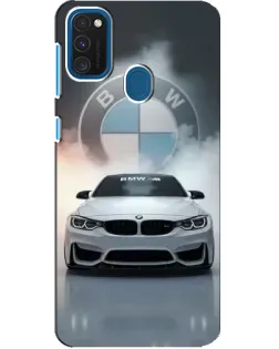 Чехол для Samsung Galaxy A21s с картинкой «BMW в белом дыму» Чехол для Samsung Galaxy A21s с картинкой «BMW в белом дыму»