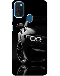Чехол для Samsung Galaxy A21s с картинкой «Черная BMW — профиль» Чехол для Samsung Galaxy A21s с картинкой «Черная BMW — профиль»
