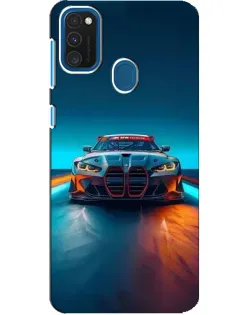 Чехол для Samsung Galaxy A21s с картинкой «BMW — огни неона» Чехол для Samsung Galaxy A21s с картинкой «BMW — огни неона»