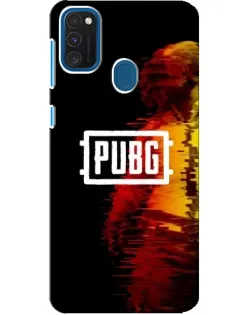 Чохол для Samsung Galaxy A21s з картинкою «Яскравий логотип PUBG»