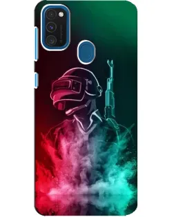 Чохол для Samsung Galaxy A21s з картинкою «PUBG — вогняний воїн»