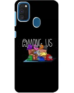 Чехол для Samsung Galaxy A21s с картинкой «Логотип Among Us» Чехол для Samsung Galaxy A21s с картинкой «Логотип Among Us»