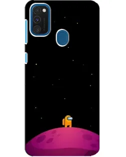 Чохол для Samsung Galaxy A21s з картинкою «Самотній герой на планеті»