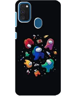 Чехол для Samsung Galaxy A21s с картинкой «Among Us космос»