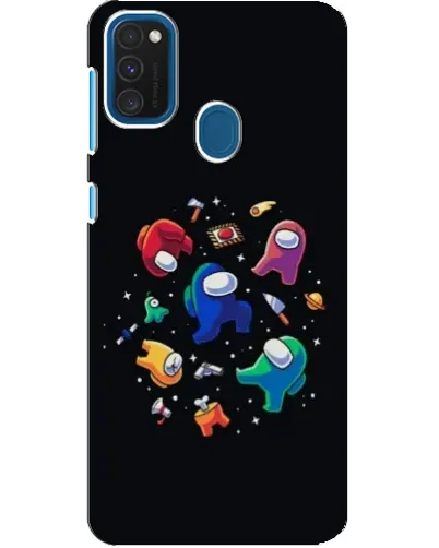 Чехол для Samsung Galaxy A21s с картинкой «Among Us космос» Чехол для Samsung Galaxy A21s с картинкой «Among Us космос»