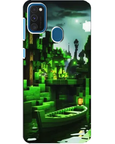 Чехол для Samsung Galaxy A21s с картинкой «Minecraft лесной пейзаж» Чехол для Samsung Galaxy A21s с картинкой «Minecraft лесной пейзаж»