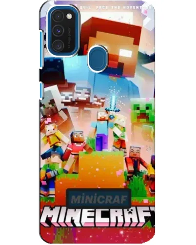 Чехол для Samsung Galaxy A21s с картинкой «Minecraft герои игры» Чехол для Samsung Galaxy A21s с картинкой «Minecraft герои игры»