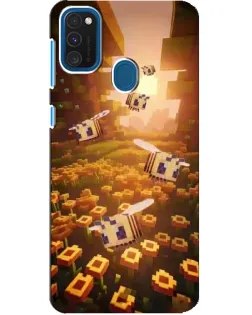 Чехол для Samsung Galaxy A21s с картинкой «Поле подсолнухов»