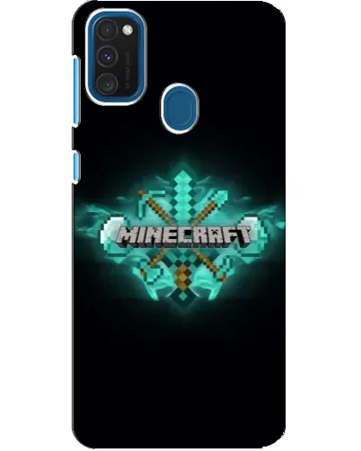 Чехол для Samsung Galaxy A21s с картинкой «Minecraft Diamond лого» Чехол для Samsung Galaxy A21s с картинкой «Minecraft Diamond лого»
