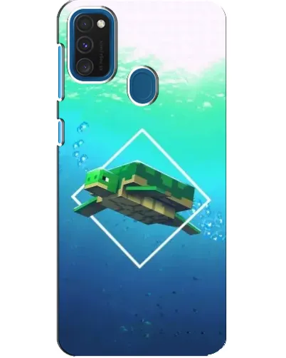 Чехол для Samsung Galaxy A21s с картинкой «Черепаха Minecraft» Чехол для Samsung Galaxy A21s с картинкой «Черепаха Minecraft»
