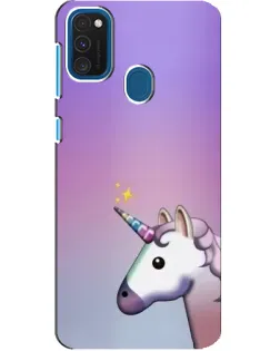 Чехол для Samsung Galaxy A21s с картинкой «Единорог градиент»