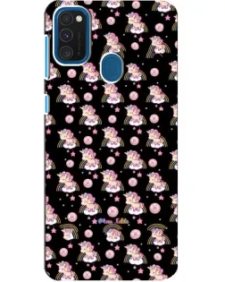 Чехол для Samsung Galaxy A21s с картинкой «Magic Unicorn паттерн»
