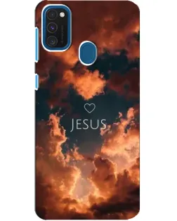 Чохол для Samsung Galaxy A21s з картинкою «Сяйво Імені Jesus»