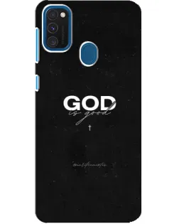 Чохол для Samsung Galaxy A21s з картинкою «GOD — Бог над усім»