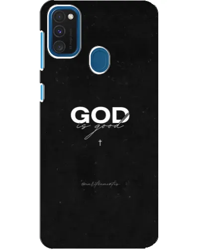 Чохол для Samsung Galaxy A21s з картинкою «GOD — Бог над усім»