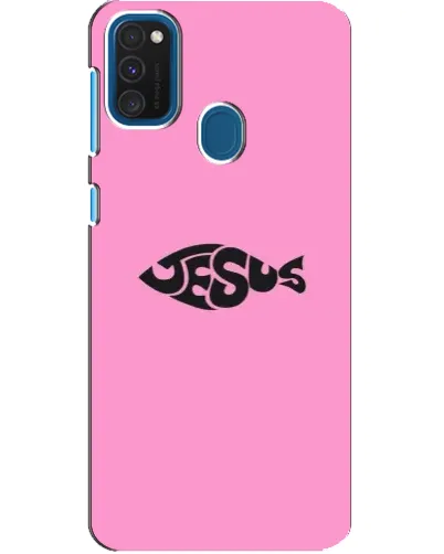 Чохол для Samsung Galaxy A21s з картинкою «Рожевий символ Jesus»