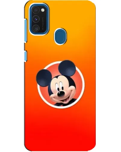 Чехол для Samsung Galaxy A21s с картинкой «Mickey в круге»